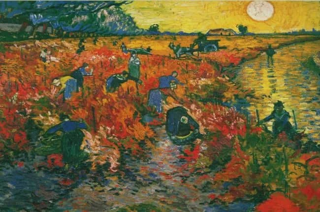 The red vineyards —  Gogh