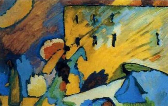 Reiter ueber bruecke —  Kandinsky