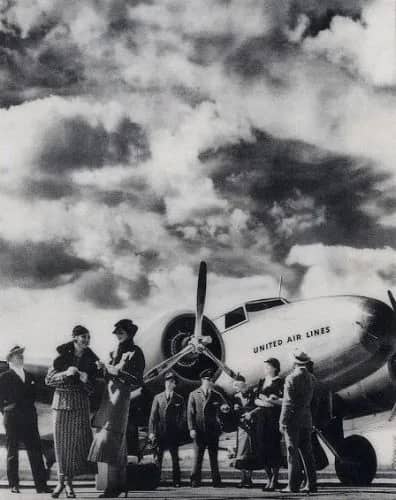 The aviation field — Unknow artist Anonymous