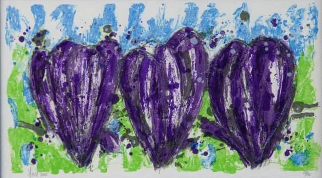 Krokussen paars /50 — Ad van Hassel