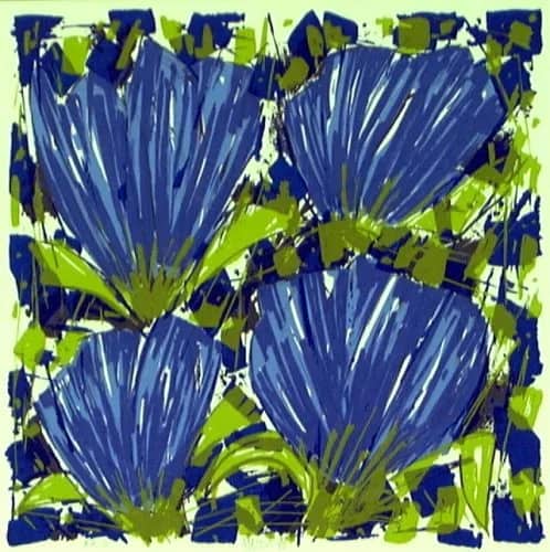 Krokussen blauw /50 — Ad van Hassel