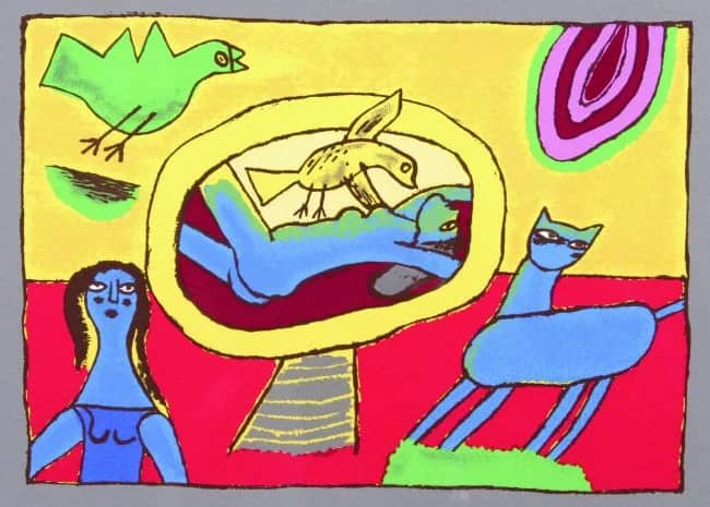 Femme et chat libert? /150 — Guillaume Corneille