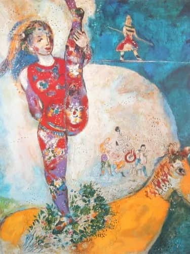 L"acrobate —  Chagall