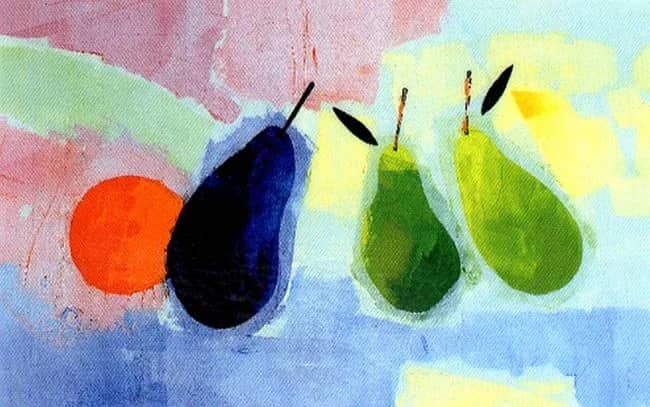 Three Pears with Orange —  Baker