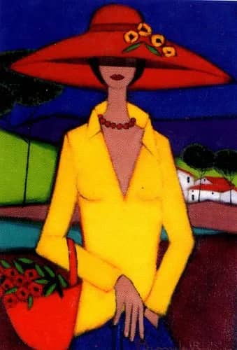 Femme au chapeau rouge —  Bonaf?