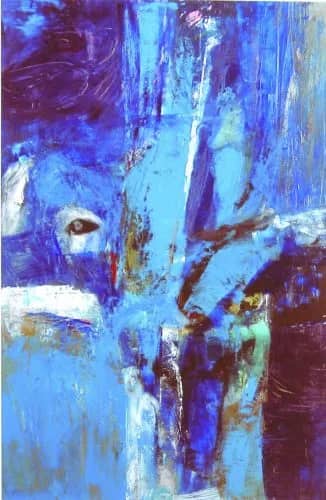 Abstract blauw — Yon Nicolas