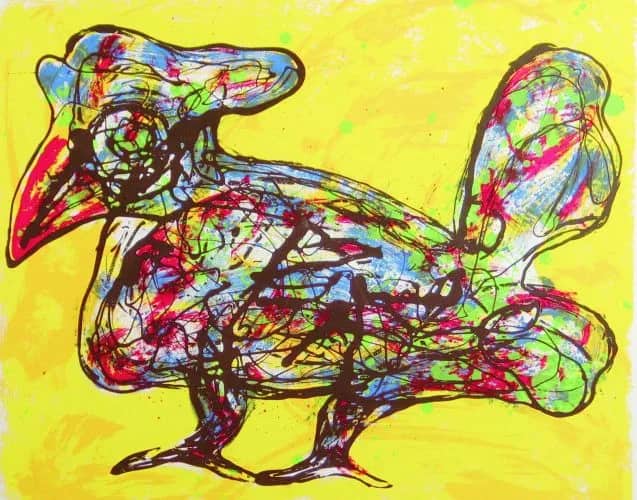 Kip, geel /195 — Lo-A-Njoe
