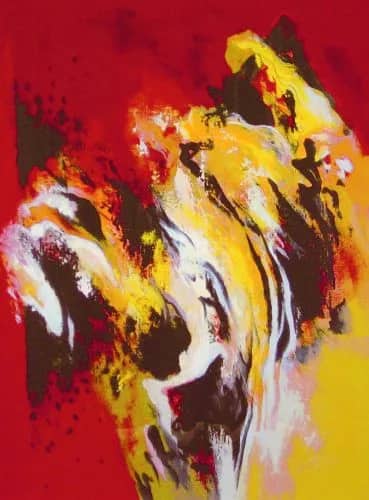 Gele rotsen als wolken/200 — Mattie Schilders