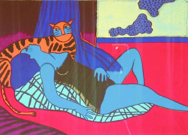Femme.. ((blauw) — Guillaume Corneille