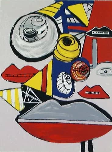 Cosmische figuren II /50 —  Peter Diem