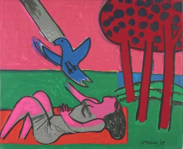 L"Oiseau /150 OP CANVAS — Guillaume Corneille