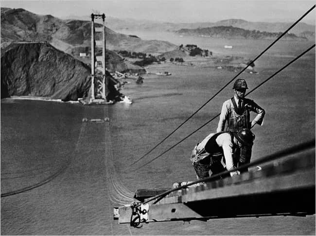 Workman on Catwalk of G.G.B. — Unknow artist Anonymous