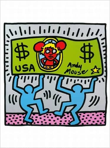 $ — Keith Haring