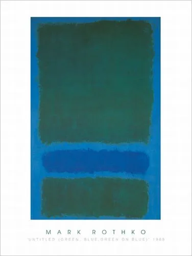 Green, blue, green on blue — Marc Rothko