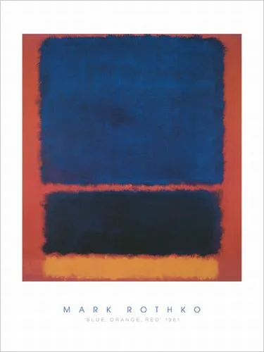 Blue, orange, red — Marc Rothko