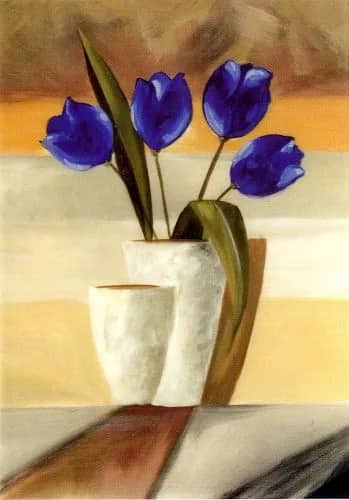 Blauwe tulpen —  Day