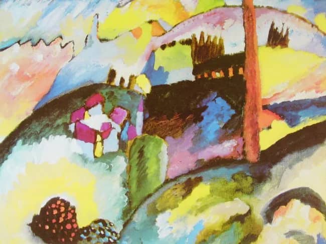 Landscape w. chimney —  Kandinsky