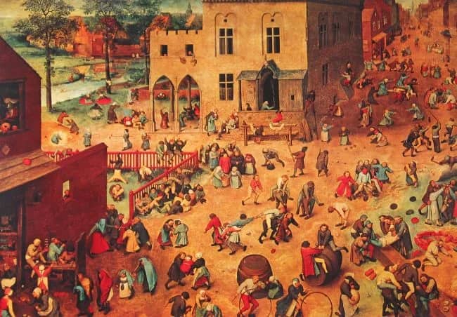 Children"s Games, 1560 —  Brueghel