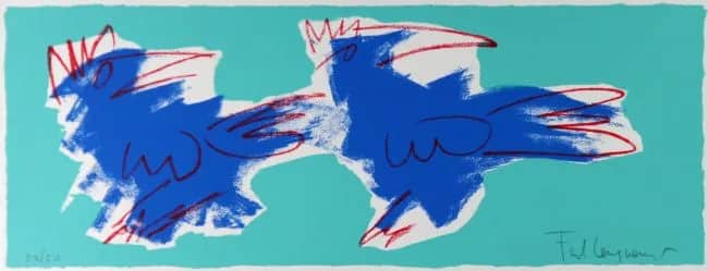 Vogels groen /50 — Frank Lengvenius