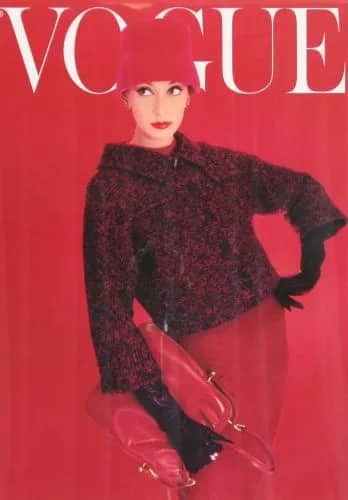 Vogue cover, August 1956 —  N. Parkinson