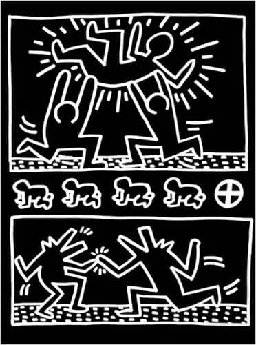 Poster for Tony Shafrazi — Keith Haring