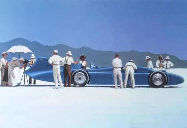 Bluebird at Bonneville —  Vettriano