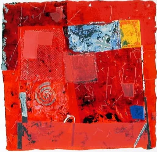 Red table leaf — Jos Verwiel