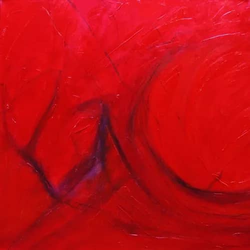 Abstract rood I — Jeroen Dercksen