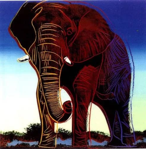 African Elephant — Andy Warhol