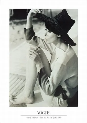 Vogue Cover, July 1961 —  Clark