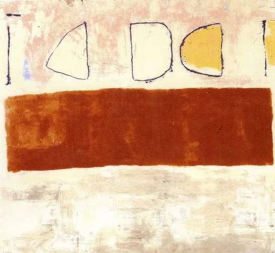 White and ochre, 1960 — William Scott