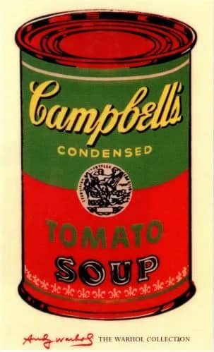 Campbell"s Soup Can 1965 (green/red) — Andy Warhol