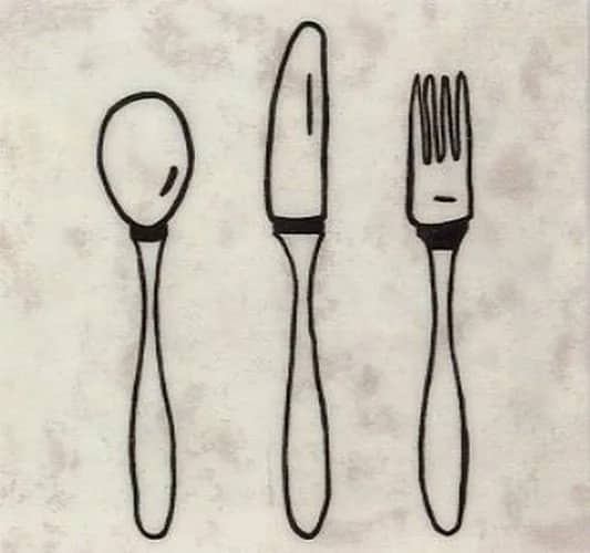 Knife, fork and spoon —  A.Stevens
