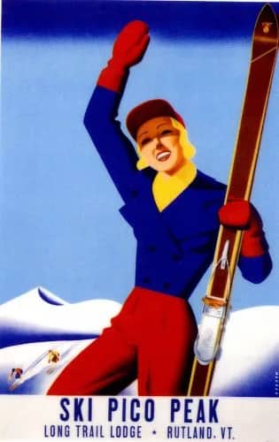Ski Pico Peak, 1950 —  Maurer