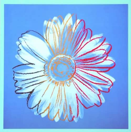 Daisy, c.1982 (blue on blue) — Andy Warhol