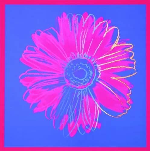 Daisy, c.1982 (blue and red) — Andy Warhol