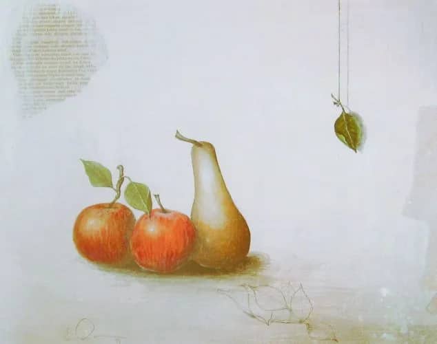 Zwei Apfeln und Birne —  Eberhart Rube