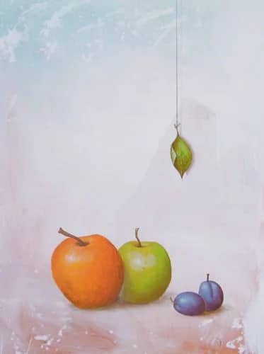 Stilleben rot und grun —  Eberhart Rube