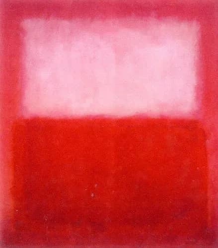 White over Red — Marc Rothko