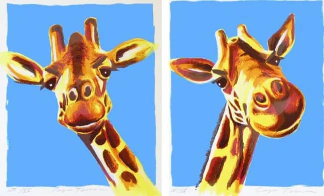 Giraffen III (set) — Casper   Faassen