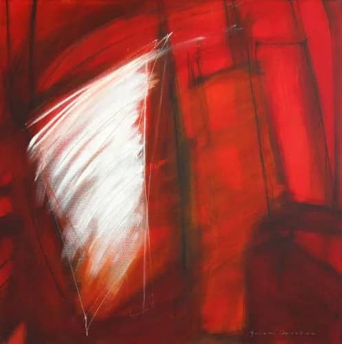 Abstract rood,wit — Jeroen Dercksen