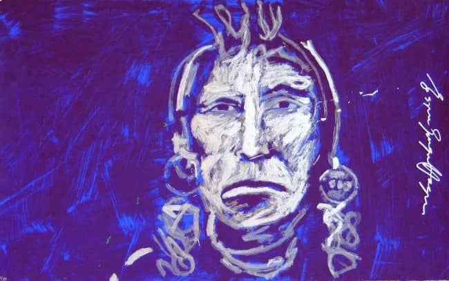 Indiaan blauw,zilver — Gregor Espen Hagen