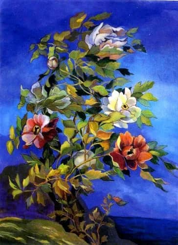 Peonies by the Sea  2HP —  Jeschke