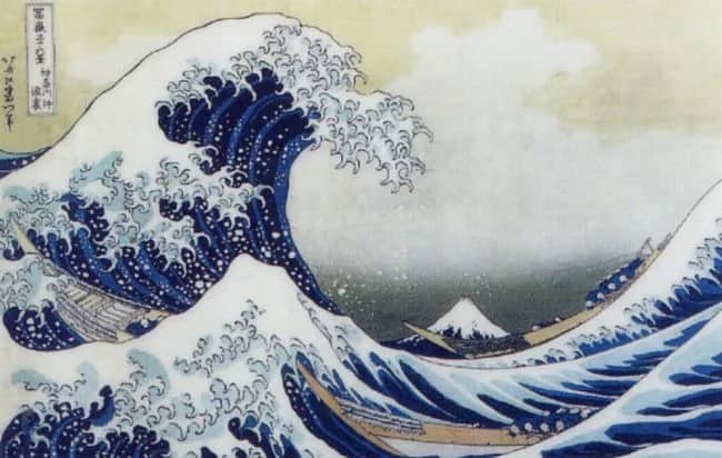 La grande onda —  Hokusai