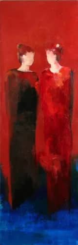 2 vrouwen br. en bl. — Gerda Schoehuijs