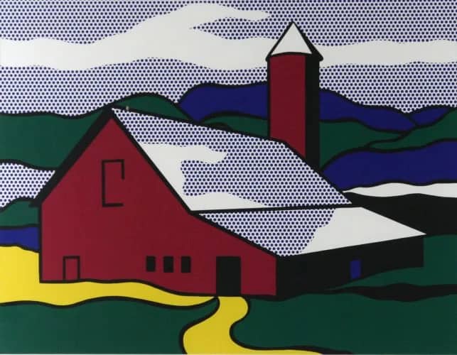 Red barn II — Roy Lichtenstein
