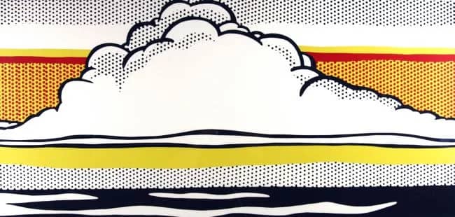 Cloud and sea — Roy Lichtenstein