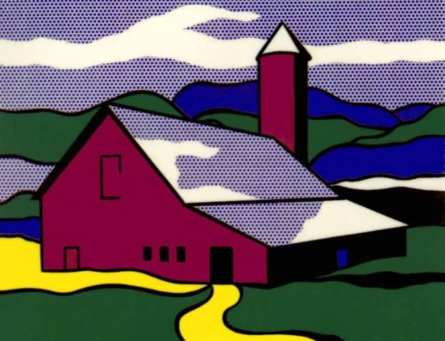 Red barn II      2hp — Roy Lichtenstein
