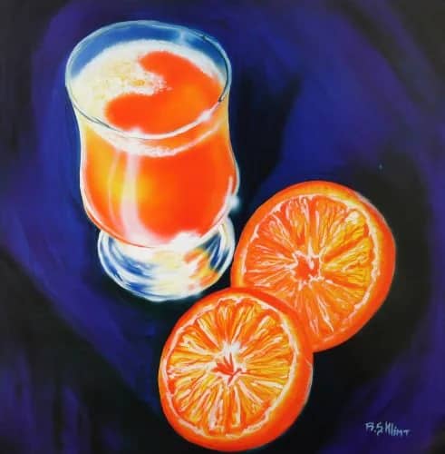 Orangenglas 2HP —  R.S. Klimt