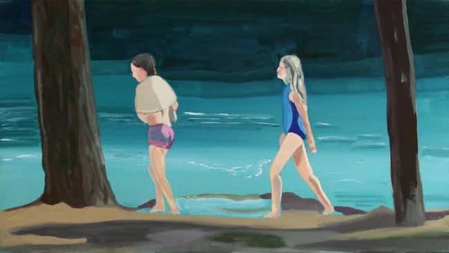 Meisjes aan het  meer — Mascha   Haring